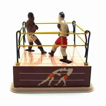 50LE Klassiske Vintage Tin Toy boksering Wrestling Boksere med Vind-Op-Tasten for Voksne-Nyhed Retro Stil Gave