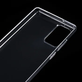 50stk/masse Anti-banke Klart, Telefon etuier Til Samsung Galaxy Note 20 20Ultra Note10 10Plus 10Lite 1mm Blødt TPU Beskyttende Cover