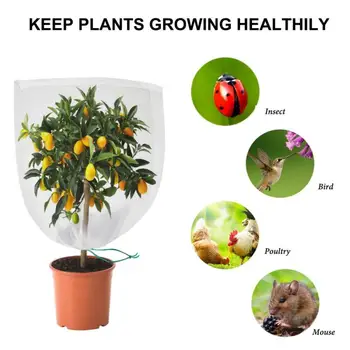 50stk planternes Vækst Taske Plante Insekt Taske Frugter, Træ, Blomster Beskyttelse insektangreb Og Fugl-bevis Dække Ventilere Plantning Tasker
