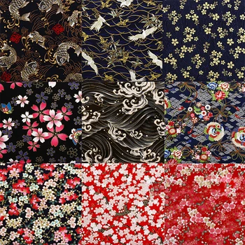 50x150cm Japansk Stil Trykt Stof Mode, Farverige Tekstiler DIY Håndlavet Syning Forsyninger til Tøj Indretning