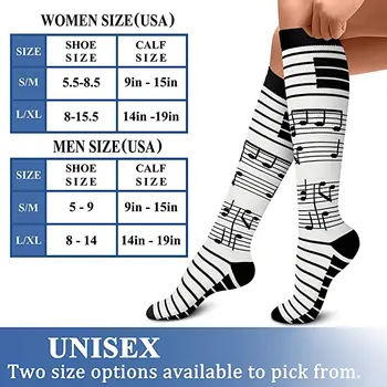 58 Stilarter Nye Compression Socks Knee-High Kvinder, Mænd, Sokker Anti Træthed Kalv Kompressionsstrømper Medicinsk Sygepleje Pres Sokker