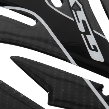 5D carbon fiber Motorcykel Tank Pad Beskytter Decal Klistermærker til GSX.S konkurrence løb motorcykel sportsvogn TQ01
