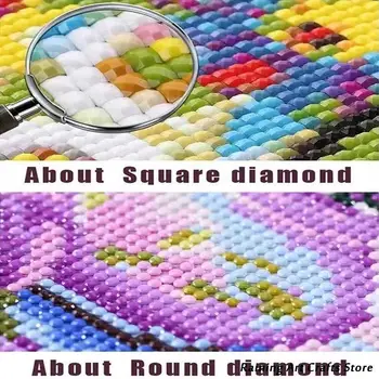 5D Diy Diamant Maleri Kinesisk Stil Animationsfilm Broderi Fuld Runde Square Bor Rhinestone Cross Stitch Kits Mosaik Billede Indretning