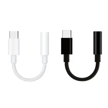 5Pcs Audio Adapter Kabel Type C 3,5 mm Female Hovedtelefon Jack Adapter Audio-Aux-Kabel Konverter Til Samsung Xiaomi Huawei