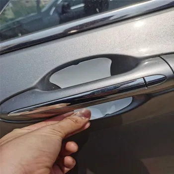 5Pcs Bilens dørhåndtag klistermærker protector film til Renault Megan Modus Kangoo Logan Sandero Clio Modus