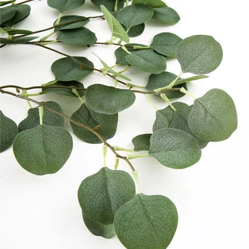 5pcs Eukalyptus Blade, Grene, Stilke Tørret Blomst Plante Ornament for DIY Bryllup Skyde Prop Hjem Dekoration af Forbrugsstoffer