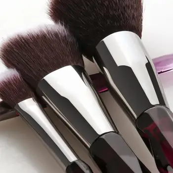 5Pcs Krystal Hvid Træ-Håndtag PurpleGold Rør Eye Makeup Børste Sæt Blomstrende Skitsere Værktøj til At Skabe Et Raffineret Look #LR1