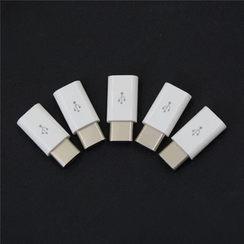 5pcs/masse USB 3.1 Type-C han Stik til Micro USB 2.0-5Pin Kvindelige Data Adapter Omformer USB Type C Adapter