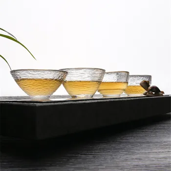 5PCS/Set Tekopper For Kinesisk Kungfu Te-varmeandigt Glas Whisky, Spiritus Glas, Kop, Glas Til Vin Bar Klub, Fest, Gaver