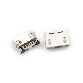 5pin Mikro-USB-Stik Sæde Jack Mikro-Usb-Fire Ben, Ingen Side, Indsætte Plade Sæde til MIni-Usb-Stik Til Mobile Hale Stik 10stk