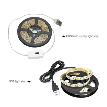 5V Infrarød Sensor Lampe USB-Motion LED-Baggrundsbelysning Køkkenet LED Strip Hånd Feje Vinke PÅ OFF Sensor Lys diode lys Vandtæt