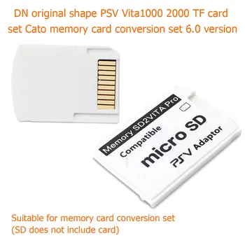 6.0 version SD2VITA Hukommelseskort-Adapter For PS Vita-1000 2000 3.65 Systemet Ikke hukommelseskortet slidstærke Og Smukke
