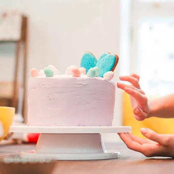 6 / 52pcs kage udsmykning tabel roterende kage pladespiller bage kage sæt værktøj til familie fødselsdag