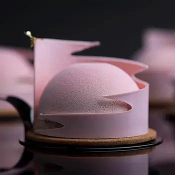 6 Huller Silikone Bage Forme Til Bagning 3D Bageforme Kage Køkken Halv Bolle Bolden Skimmel Værktøj Sfære Chokolade Cupcake DIY H7V6