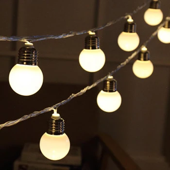 6 M AC 110V/220V LED String Lys Ferie bryllupsfest Have Udendørs Udsmykning Lampe Festival julelys