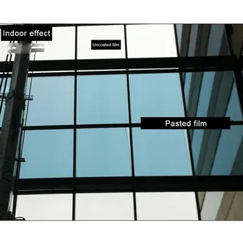 60 x 200/500/1000 Cm En Måde Isolering Spejl Window Film Mærkat Vinyl selvklæbende Reflekterende Privatliv Vindue til Hjemmet