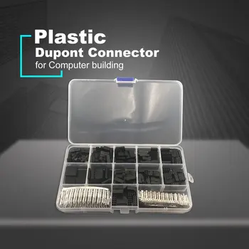 620pcs Dupont-Stik 2,54 mm, Dupont Kabel-Jumper Ledning Pin Header Boliger Kit, Mandlige Crimp Pins+Kvinde Pin-Terminal Stik