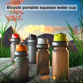 650 ml flaske vand lækage-bevis silikone bærbare klemme vand flaske vand flaske mountain road bike cykling vandflaske
