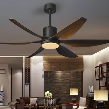 66 tommer led-mode loft ventilator-lampe med fjernbetjening industrielle dc loft ventilator lys lysekrone fans til hjemmet ventilador