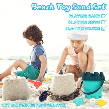 6PC Børn, Beach Baby Legetøj Slicone Sommeren Grave Sand Værktøj med Skovl Vand Spil Offentlig Toy Sæt Sandkasse for Drenge og Piger