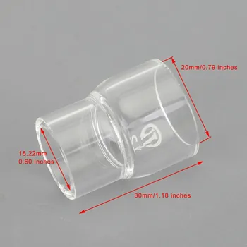 6stk #12 Glas, Pyrex Cup-TIG-Brænder Gas Linse Passer Til WP-9 WP-17 Kit Høj Temperatur Resistent Pyrex Glas Cup O-Ring