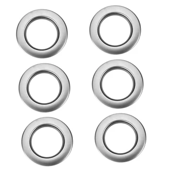 6stk Indvendig Diameter på 45mm Runde Form Plast Ring for Øje Gardin Indretning og DIY
