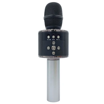 7 Farver af Led-Lys USB Bluetooth Trådløs Mikrofon, Højttaler Håndholdte Mikrofon Ktv Karaoke Mikrofon Musik Afspiller