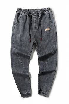 7XL Plus Size Høj Kvalitet 2021 Mænds Baggy Denim Mandlige Afslappede haremsbukser Mode-Jeans mandlig Løse Bukser Alsidig Streetwear