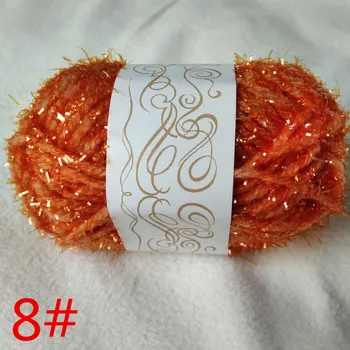 8# 3stk håndlavet diy materiale kreative vævning lyse silke, uldent garn