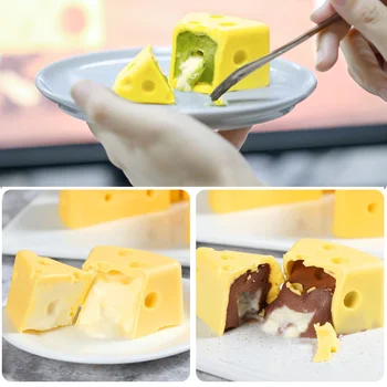 8 Grid Ost med Skimmel Silikone Kage form For Kage Udsmykning DIY Bagning Værktøjer fransk Dessert Mousse Forme Køkken Tilbehør