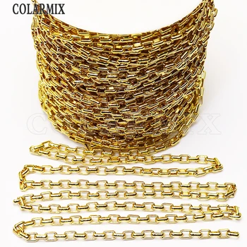 8 Meter-Guld Kæde mode smykker halskæde Kæde Punk Halskæde Gave til dame halskæde tilbehør 9777