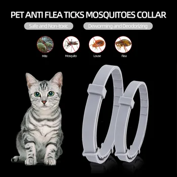8 måneder Lang sigt Flea & Kryds Forebyggelse Halsbånd til Katte Myg Afvisende Krave Insekter Krave Myg 2019 NY