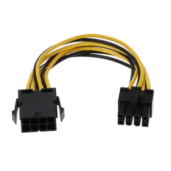 8 Pin til 8 Pin EPS Mandlige og Kvindelige forlængerledninger PSU Bundkort forlængerledninger Adapter Kabel