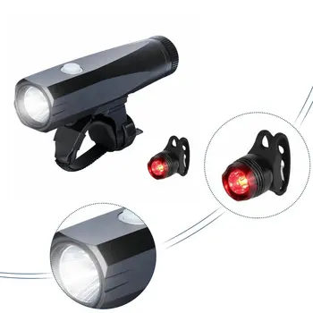8000 Lumen bike Cykel Lys Sæt USB-genopladelige LED Vandtæt Super Lyse Zoom Forlygte Bageste lys MTB Cykel Lys