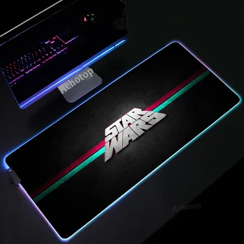 80x30CM Krige RGB musemåtten Stor Gaming Keyboard Mouse Pad Gamer Computer Tablet Bruser Musemåtte Kontor Spille Mus Måtter XL XXL Tæppe