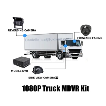 8CH AHD Køretøj Mobile Dvr H. 264 Wifi 1080N Real Time Loop Optagelse i/O-Alarm Video-Optager Med 5PCS 2,0 MP HD-Bus/Taxi Kamera