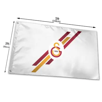 90 x 150 cm Tyrkiet Galatasaray Spor Kulubu Flag Banner Udendørs Indendørs banner Flag