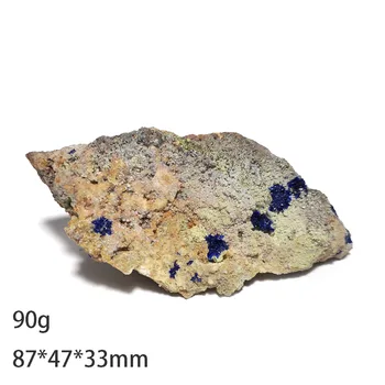 90g A5-5 Naturlige Azurite Mineral Krystal Modellen Samleobjekter Gaver Smykker Fra Guizhou-Provinsen, Kina