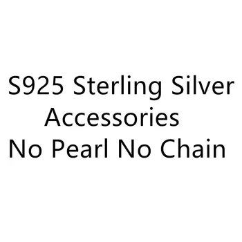 925 Sterling Sølv Vedhæng Stik,Cup Pind Perle Cap Til Halskæde,Øreringe,Dingle Sterling Sølv Smykker, Tilbehør, Ingen Pearl