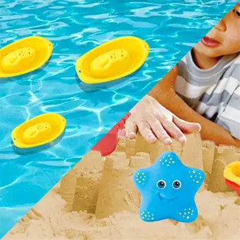 9Pcs/sæt Baby Flyder Vand du stabler Kopper Klassisk Badekar Toy Svømning Pædagogisk Legetøj til Børn, Plastik Fisk Dyr til Badeværelse