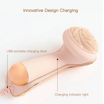 A04 Facial Cleansing Børster Ansigt Rengøring af Enheden Brug i Hjemmet Massageapparat til Ansigt Elektriske Silikone Skin Care Tool Skønhed Instrument