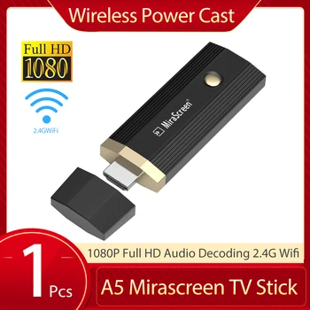 A5 2,4 G Dobbelte Wifi Display Modtager TV Stick Wireless Dongle Adapter Til IOS Android Vinduet 8 1080P Full HD Audio Dekodning