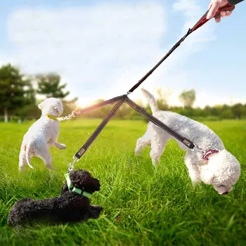 Aapet 1pc Pet Triple Snore Pet Trækkraft Reb Dog Trække Reb Kat Killing trosse Udendørs Rejse hundehalsbånd Føre Pet Supplies