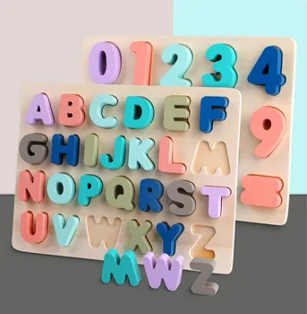 ABC Puslespil Digital Træ-Legetøj Tidlig Læring Puslespil Skrivelse Alfabet Nummer Puslespil Børnehave Pædagogisk Baby-Legetøj til Børn