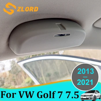ABS Bil Briller Boks Opbevaring Holder Solbriller Tilfældet For Volkswagen VW Golf7 Golf 7 7.5. MK7 MK7.5 2012 - 2021
