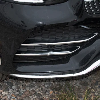 ABS Bil Foran Tåge Lys Lampe Strimler Side Fender luftskrue Outlet Dække Trim Ramme for Mercedes Benz GLC Klasse 2020