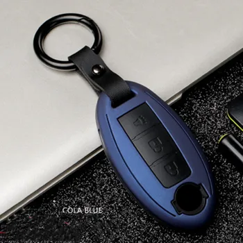 ABS Carbon Fiber Smart bil key case taske til for Nissan Infiniti QX50 Q50L Q60 Q70 QX6 Materiale til Holdbarhed