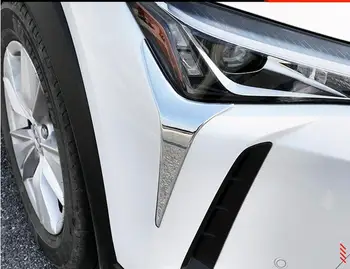 ABS Chrome Bil Foran Lygten Trim Dække Hovedet Lys Mærkat For Lexus UX200 UX250h UX260h 2019 2020
