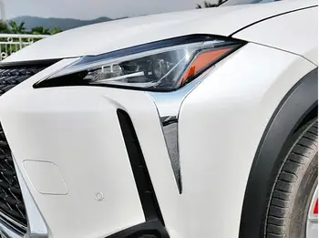 ABS Chrome Bil Foran Lygten Trim Dække Hovedet Lys Mærkat For Lexus UX200 UX250h UX260h 2019 2020