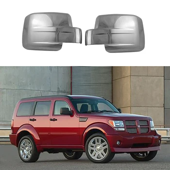 ABS Chrome Bil Side Door Rear View Mirror Cover for Frihed 08-12 / Dodge Nitro 07-11